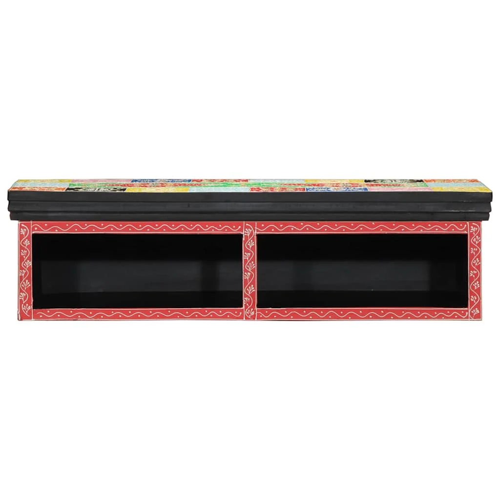 TV-skab med hylde Flerfarvet 80 x 30 x 22 cm Konstrueret træ