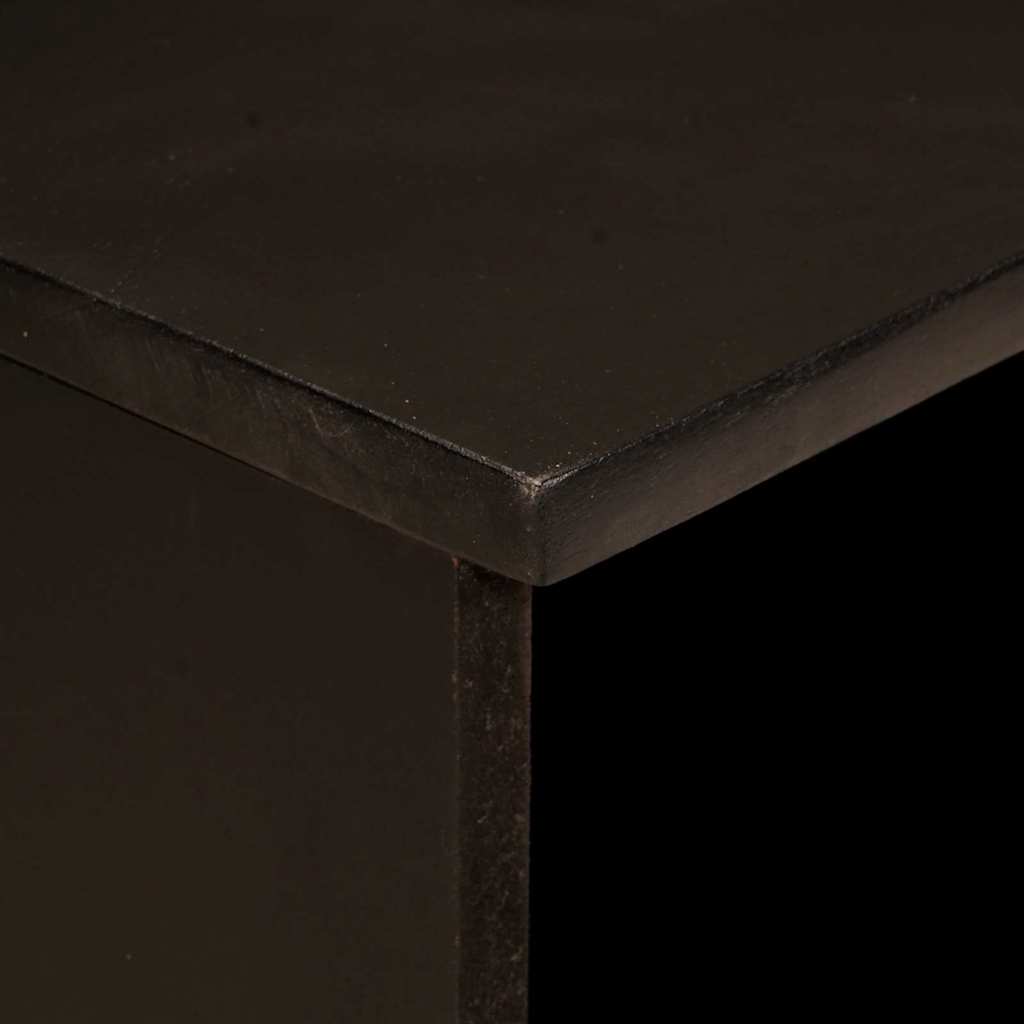 TV-skab med hylde Sort og Guld 100 x 33 x 46 cm Konstrueret træ - Image 6