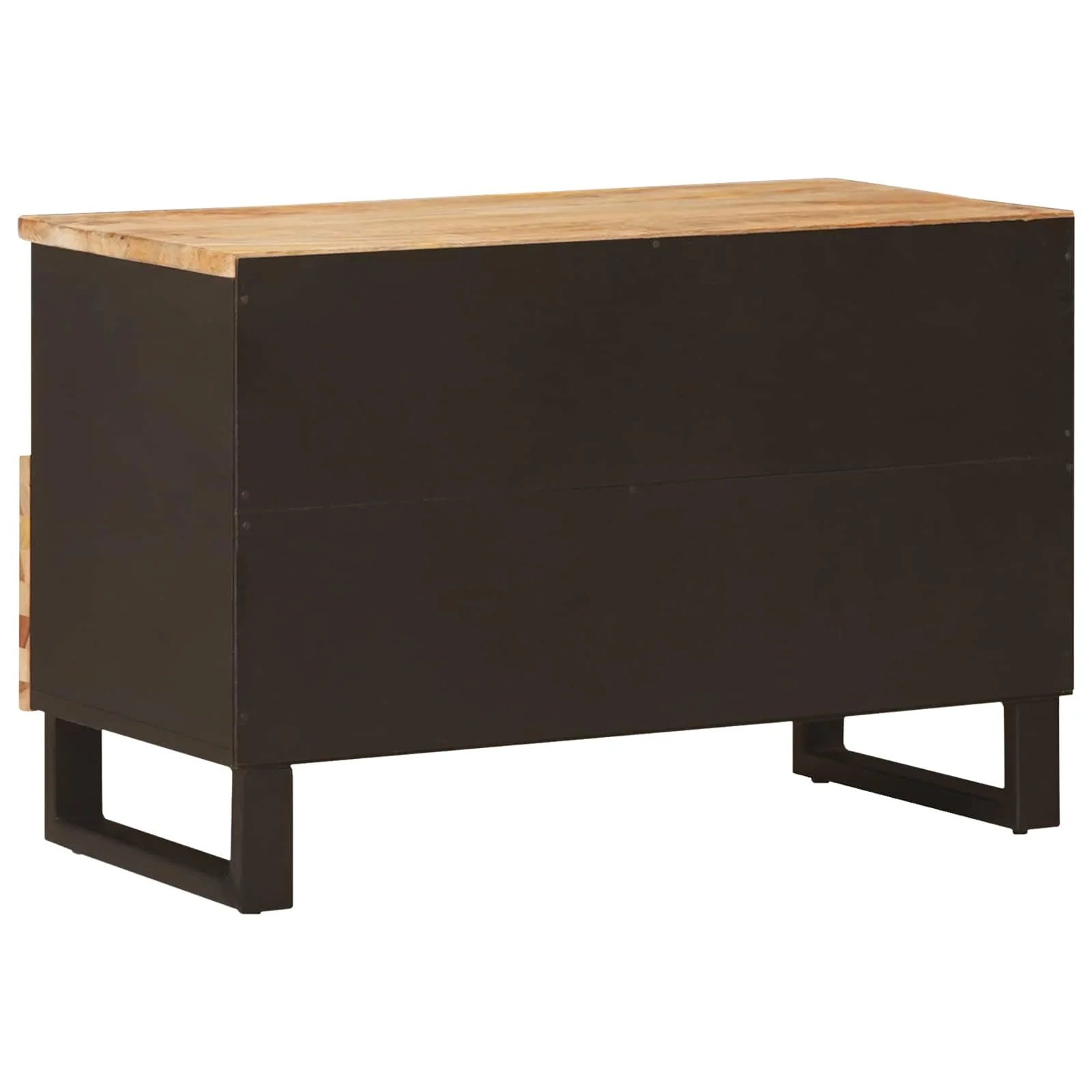 TV-skab med opbevaring Brun 70 x 33 x 46 cm Massivt mangotræ - Image 5