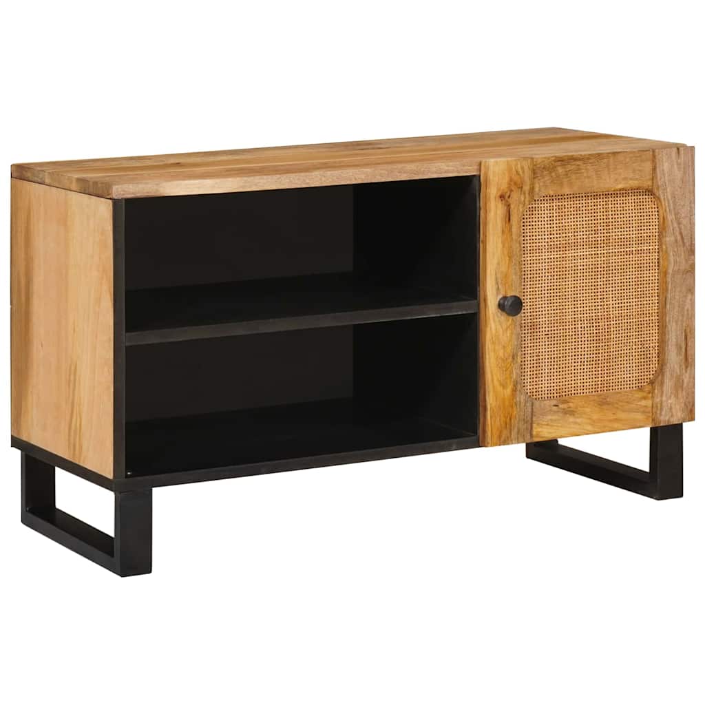TV-skab med opbevaring Brun 80 x 33 x 46 cm Massivt mangotræ