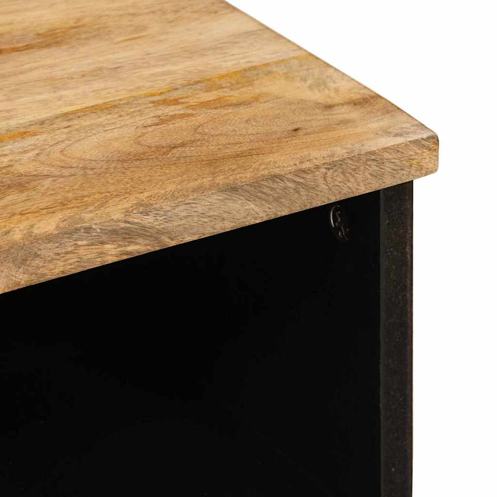 TV-skab med skuffe Brun 70 x 33 x 46 cm Massivt mangotræ - Image 6