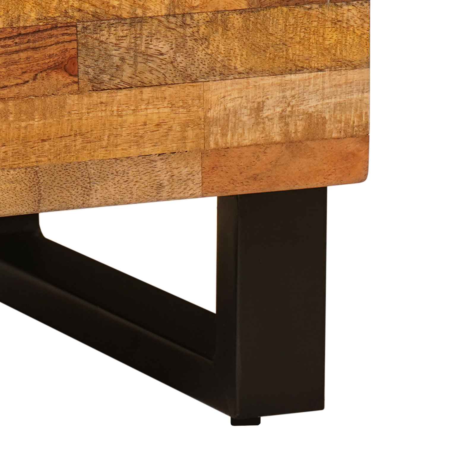 TV-skab med skuffe Brun 80 x 33 x 46 cm Massivt mangotræ - Image 8
