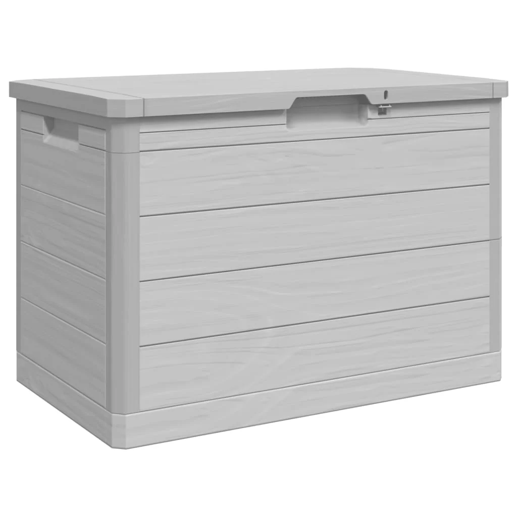udendørs hyndeboks 77,5x44,5x53 cm polypropylen grå - Image 2