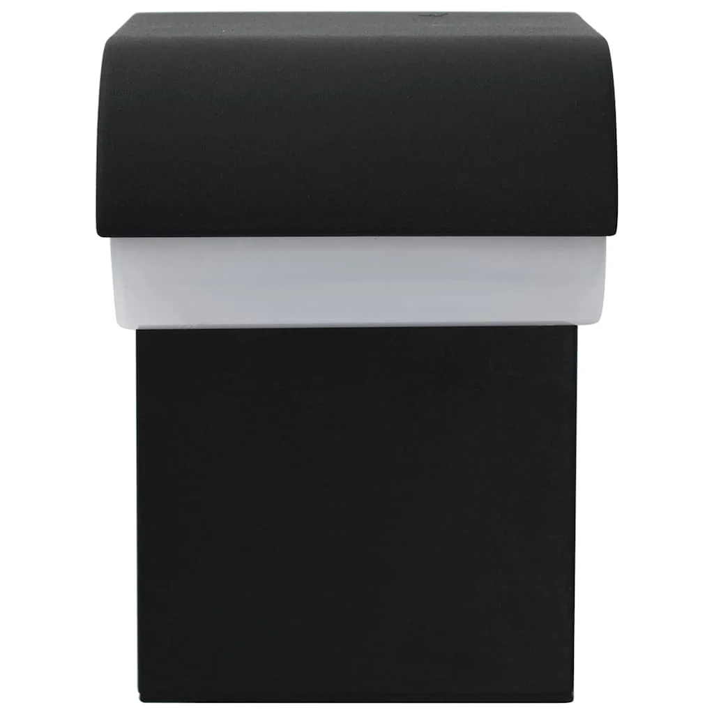 udendørs LED-væglampe 9 W oval sort - Image 4