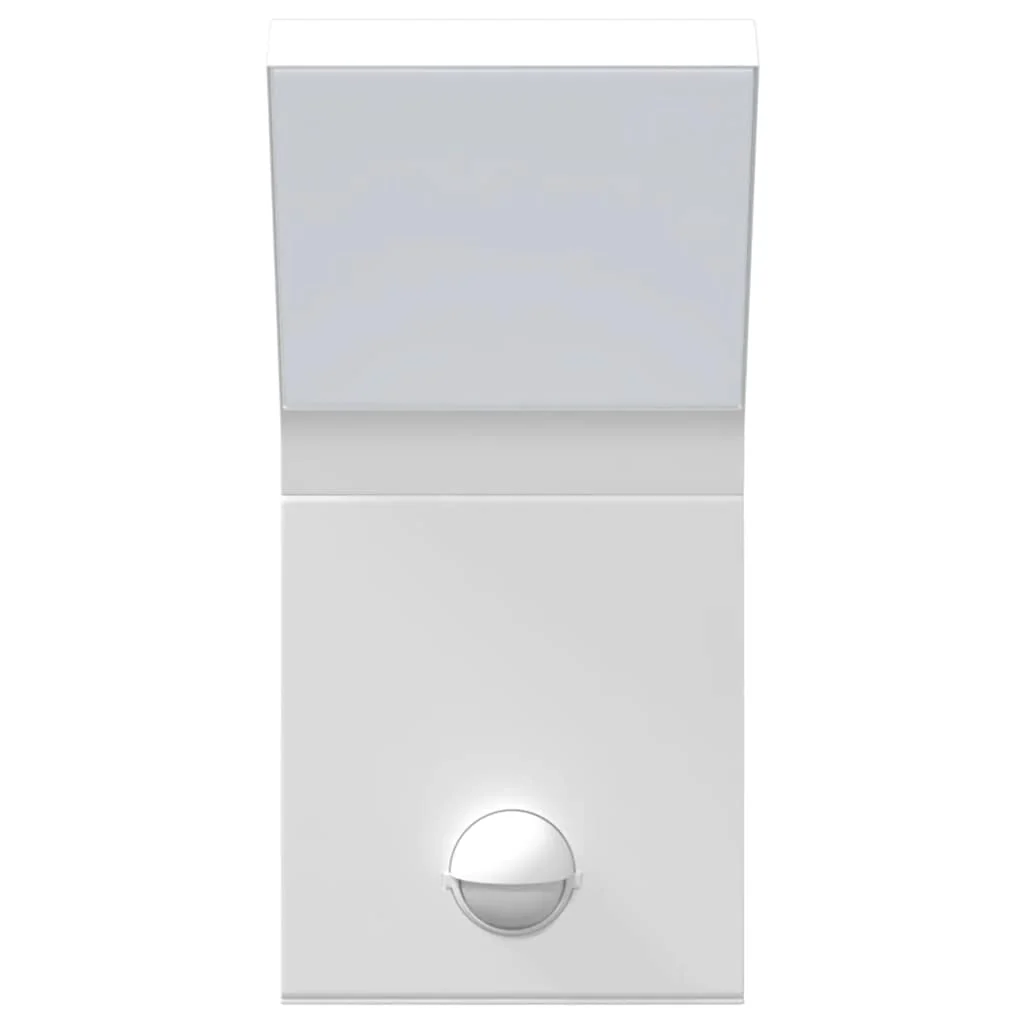 udendørs LED-væglamper 2 stk. sensorer trykstøbt aluminium hvid - Image 5