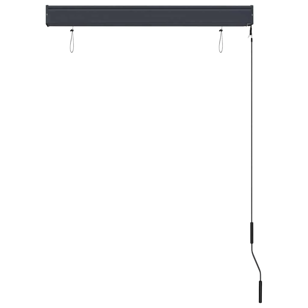 udendørs rullegardin 100x250 cm hvid og orange - Image 6