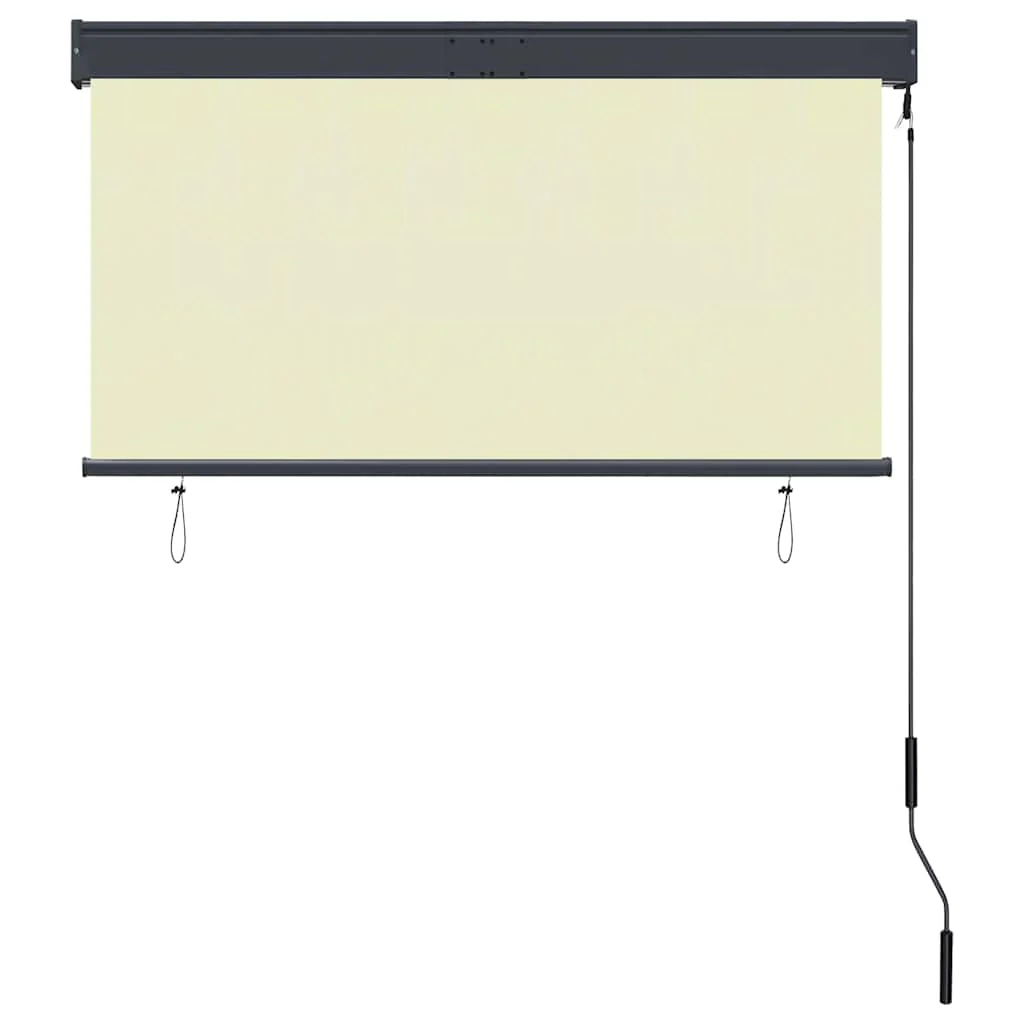 udendørs rullegardin 120x250 cm cremefarvet - Image 4