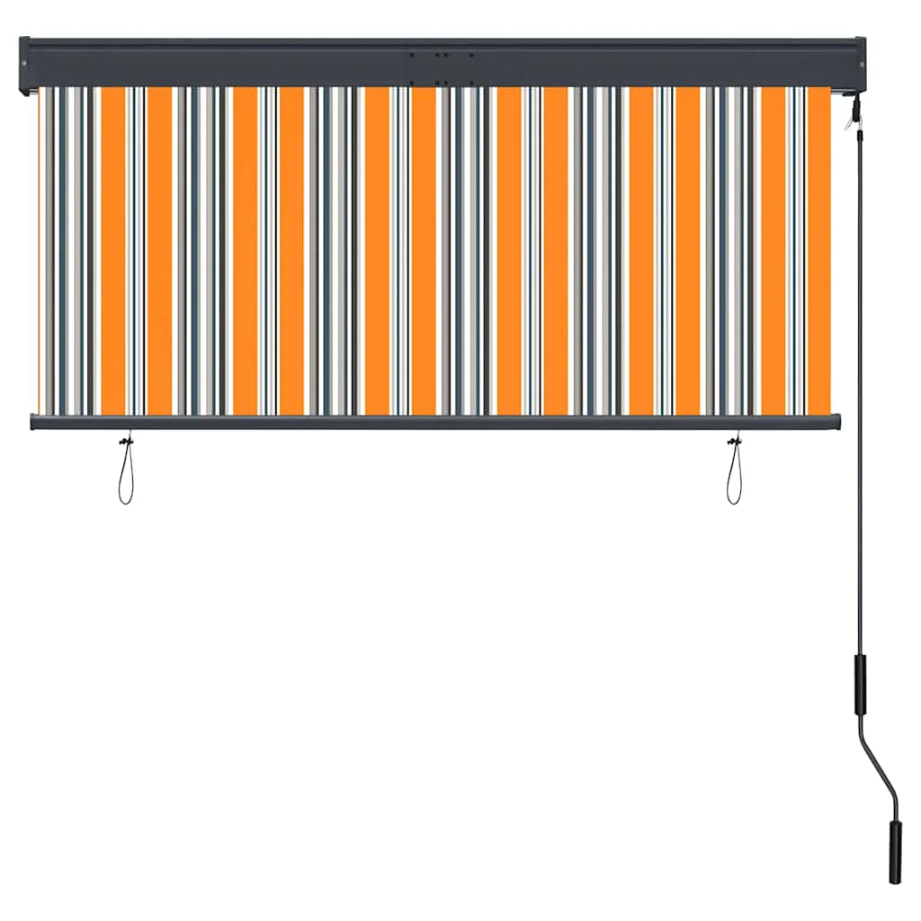 udendørs rullegardin 140x250 cm gul og blå - Image 4