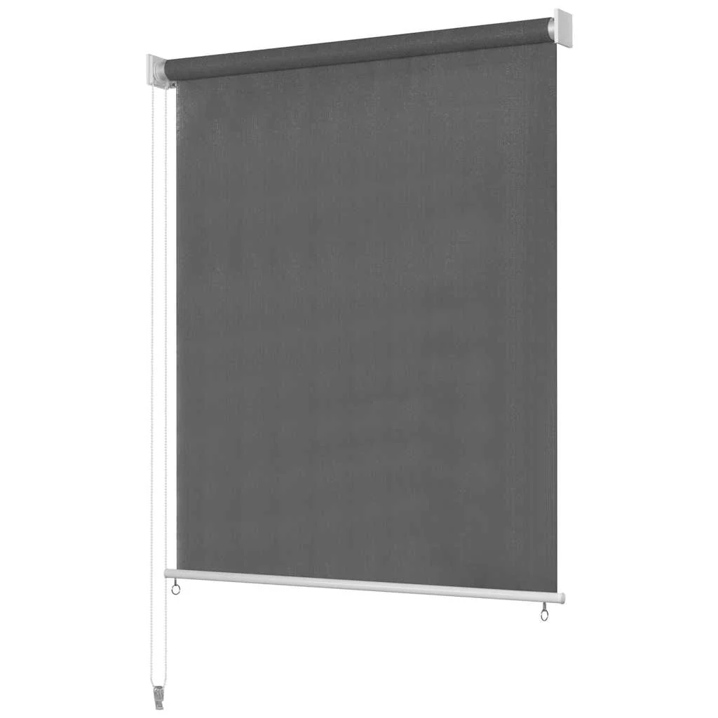 udendørs rullegardin 160 x 140 cm antracitgrå