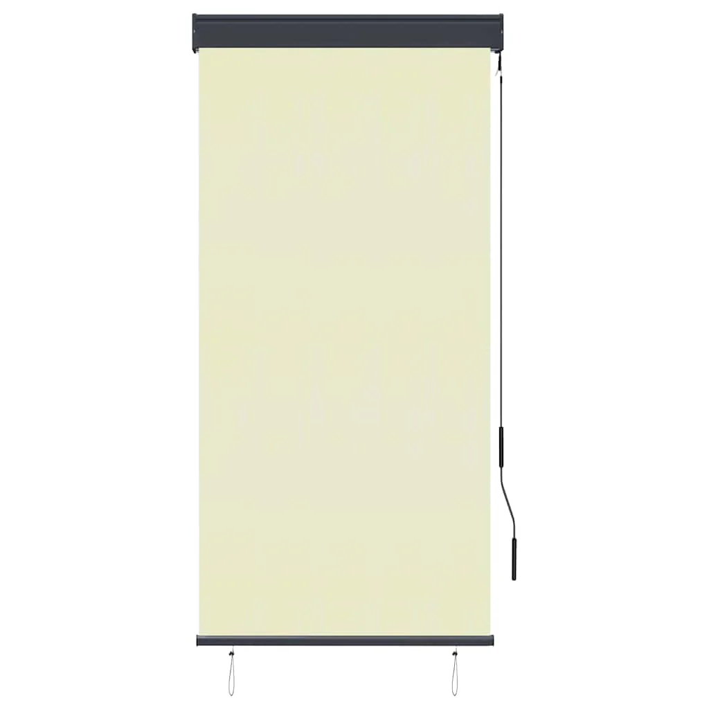 udendørs rullegardin 80x250 cm cremefarvet - Image 2