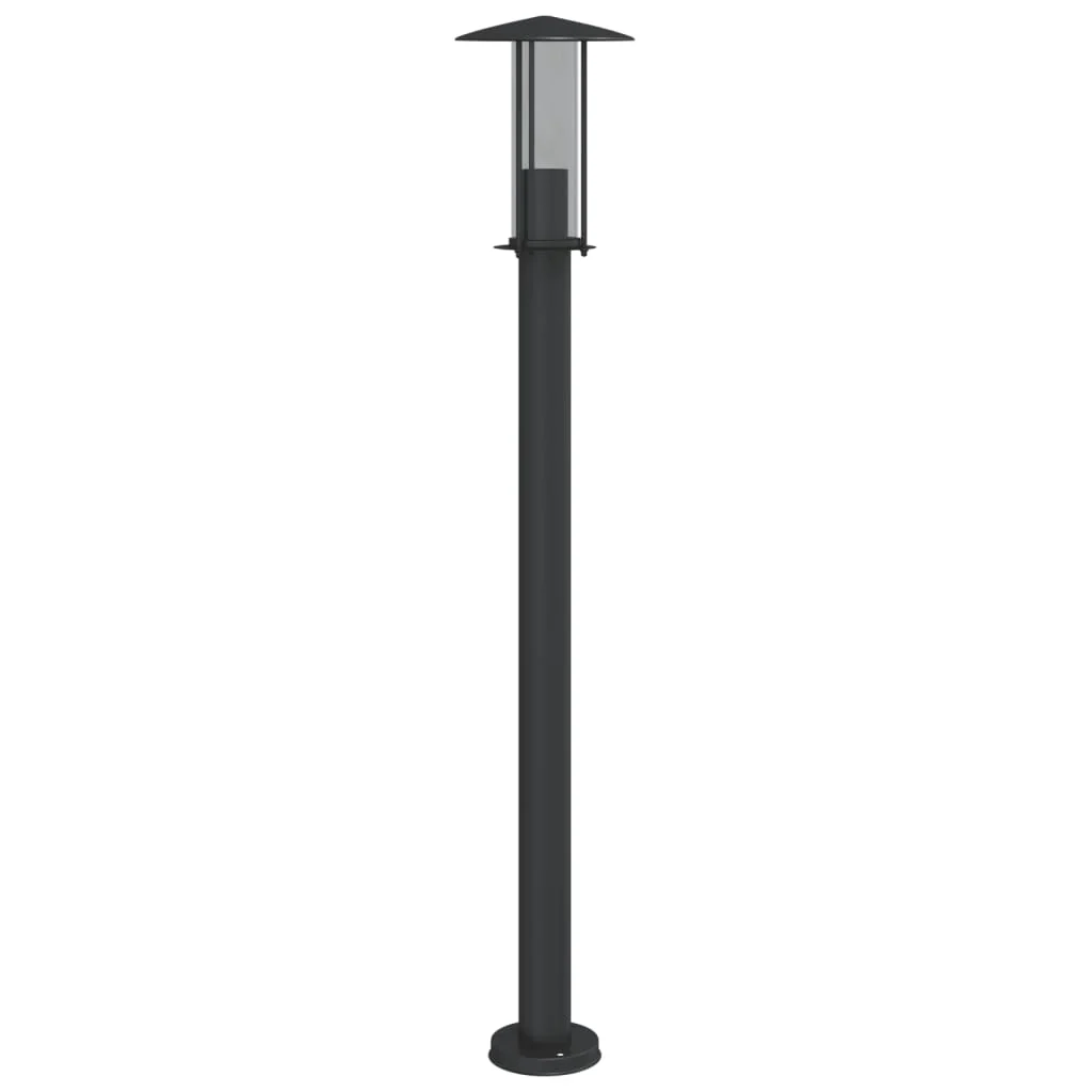 udendørs standerlampe 100 cm rustfrit stål sort - Image 6