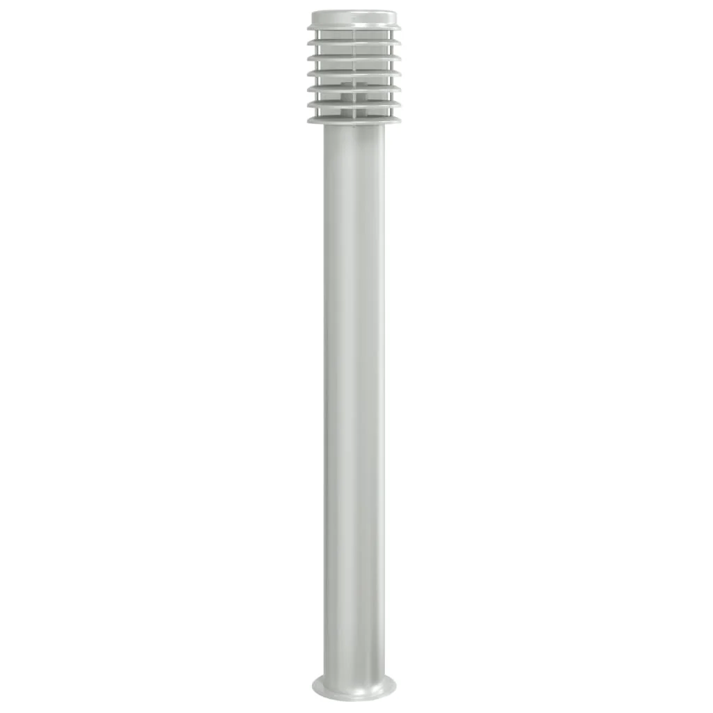 udendørs standerlampe 110 cm rustfrit stål sølvfarvet - Image 6