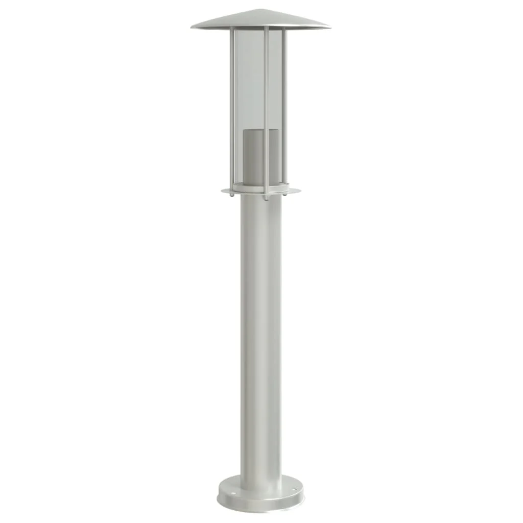 udendørs standerlampe 60 cm rustfrit stål sølvfarvet - Image 5