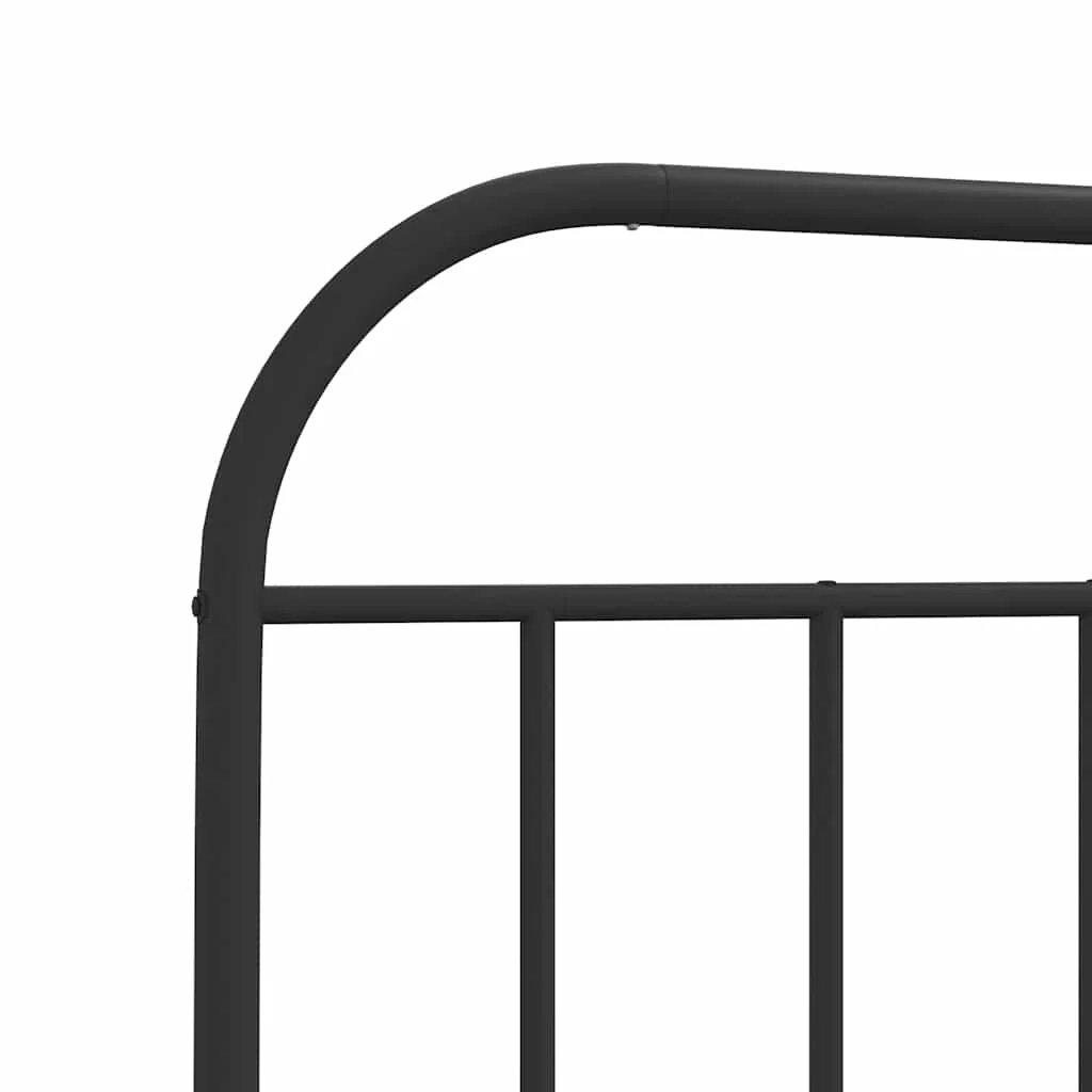 udskiftningsgavl 120 cm metal sort - Image 6