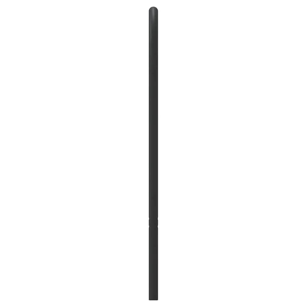 udskiftningsgavl 135 cm metal sort - Image 5