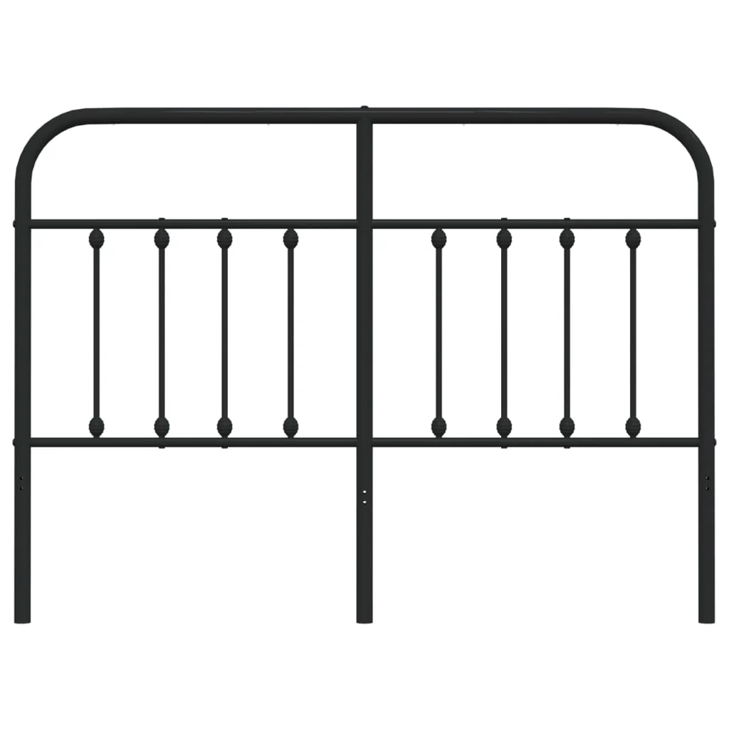 udskiftningsgavl 140 cm metal sort - Image 4