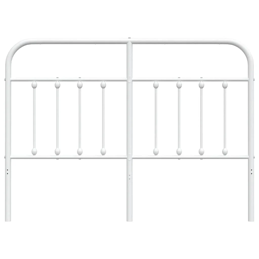 udskiftningsgavl 150 cm metal hvid - Image 4