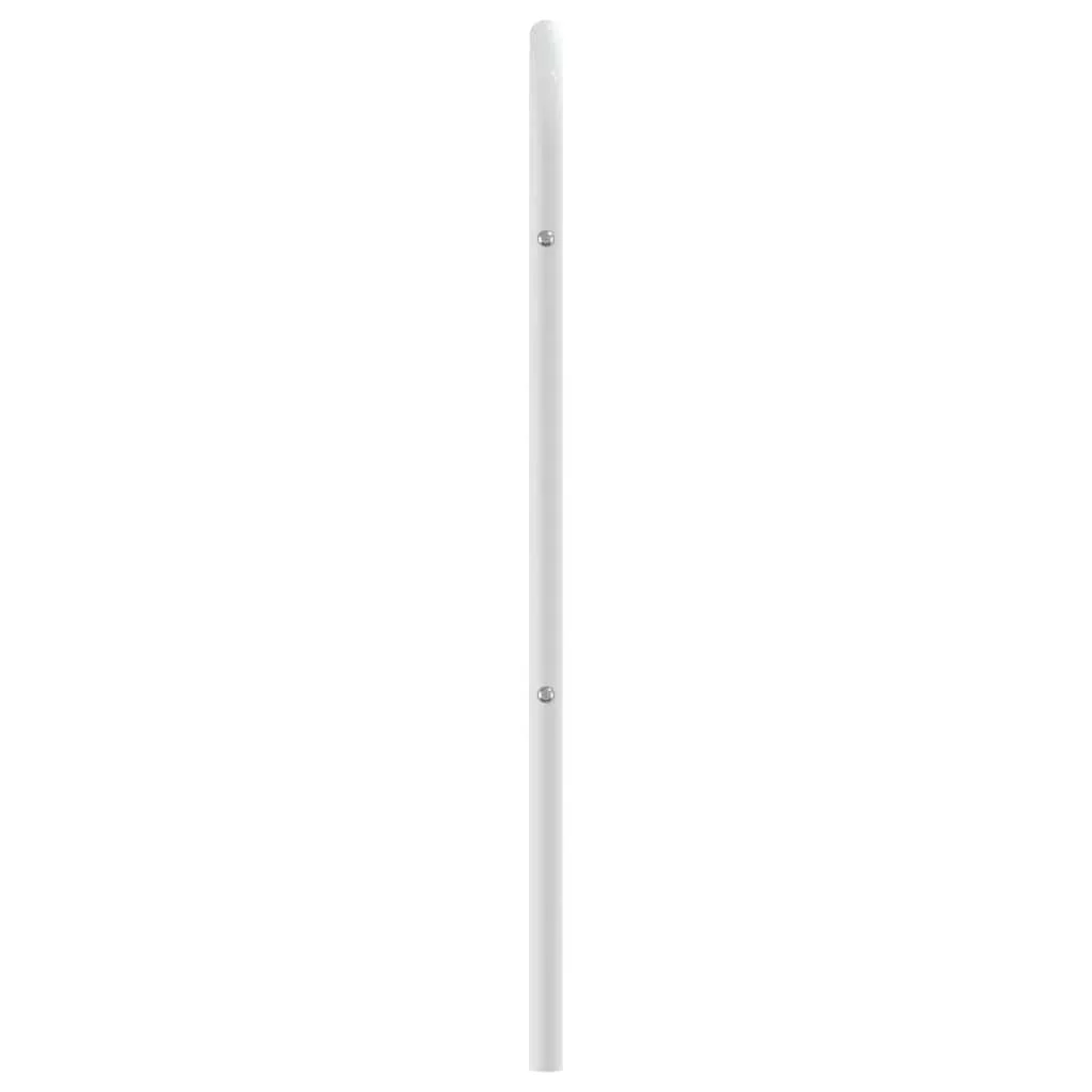udskiftningsgavl 150 cm metal hvid - Image 5