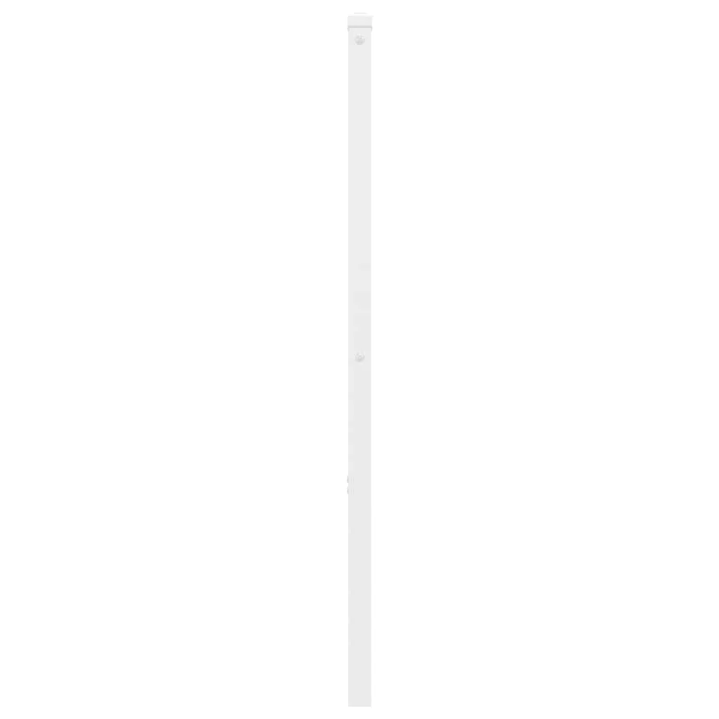 udskiftningsgavl 180 cm metal hvid - Image 4