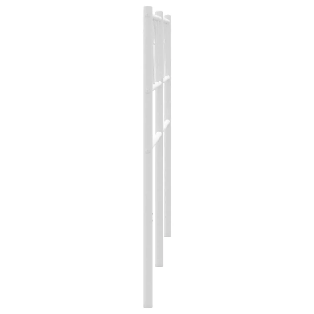 udskiftningsgavl 193 cm metal hvid - Image 4