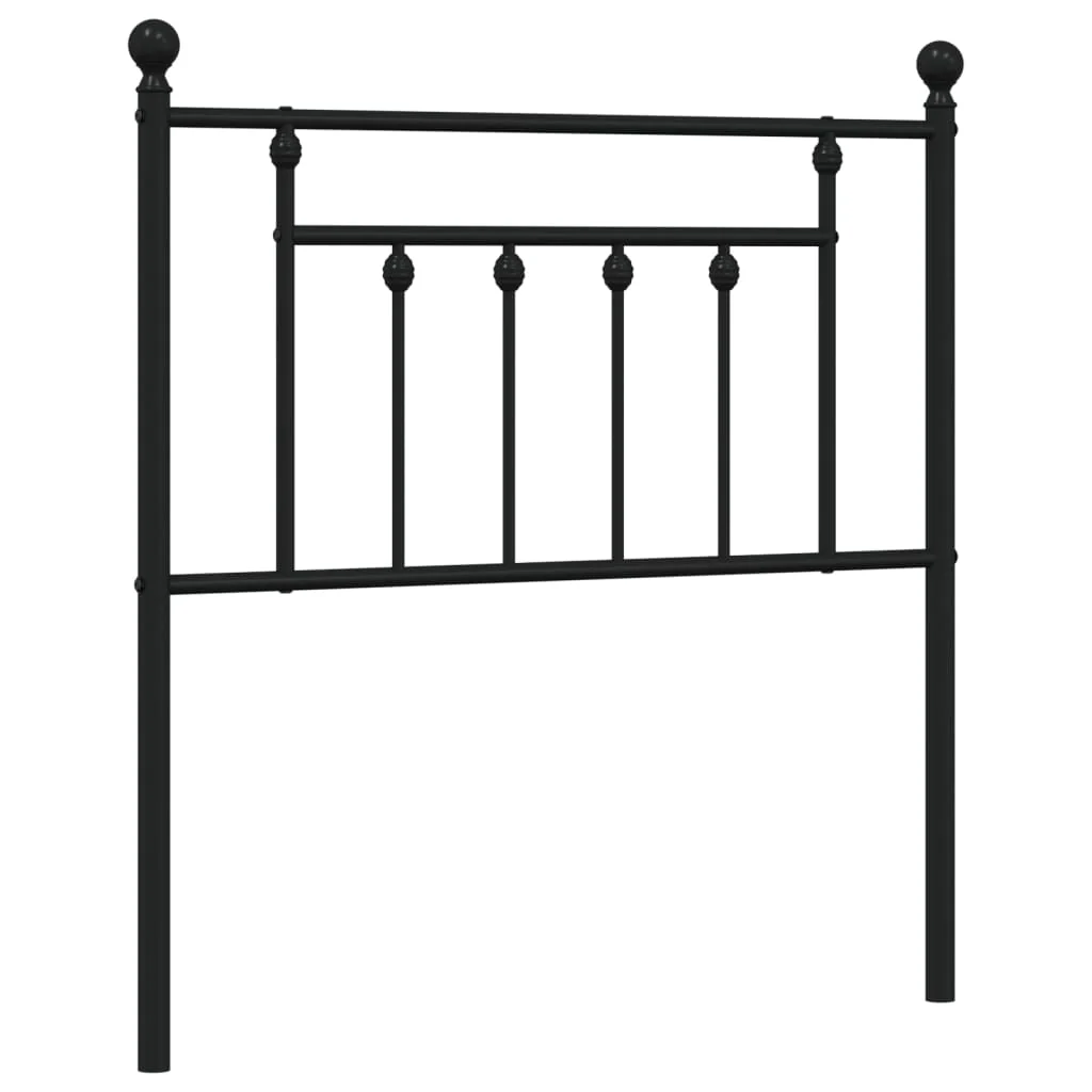 udskiftningsgavl 80 cm metal sort - Image 2