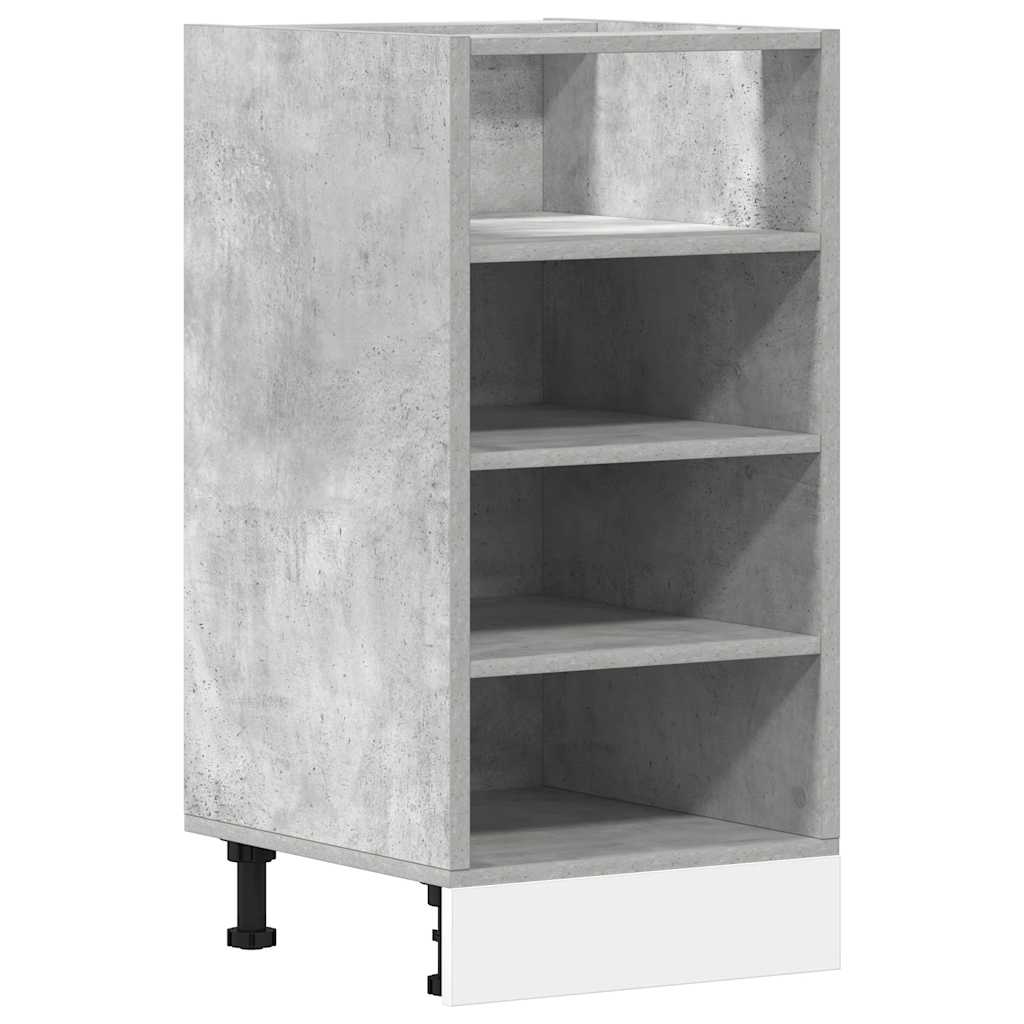 underskab "Riga" betongrå 40x44,5x81,5 cm konstrueret træ - Image 2