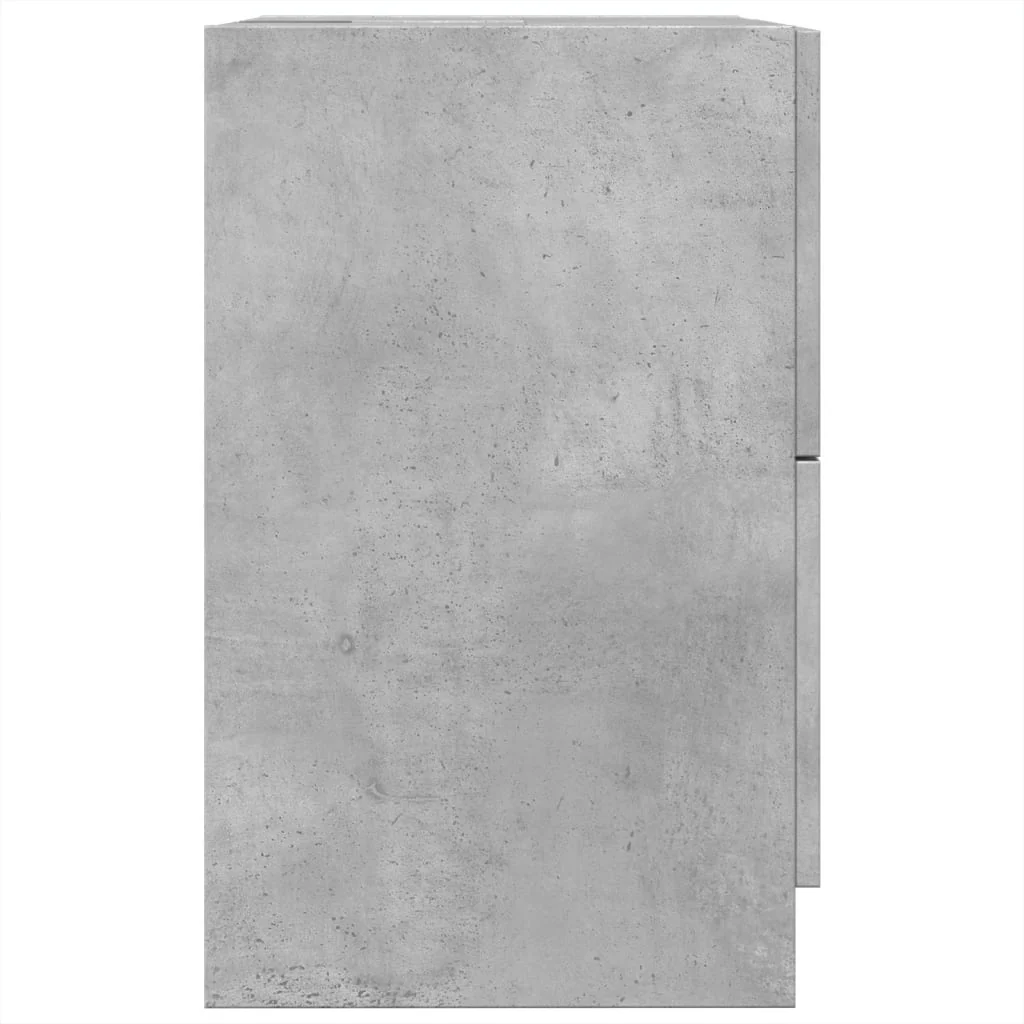 underskab til håndvask 40x37x59 cm konstrueret træ betongrå - Image 6