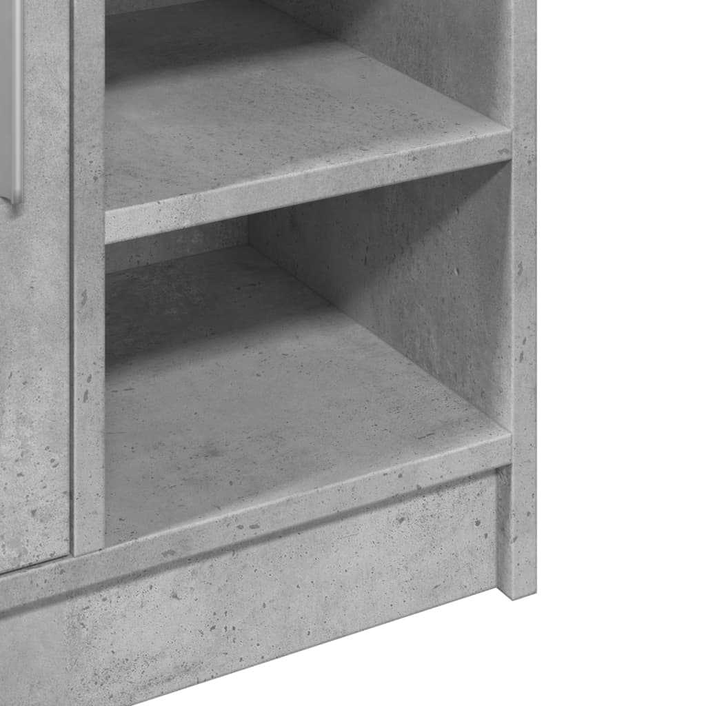underskab til håndvask 63x29x55 cm konstrueret træ betongrå - Image 8