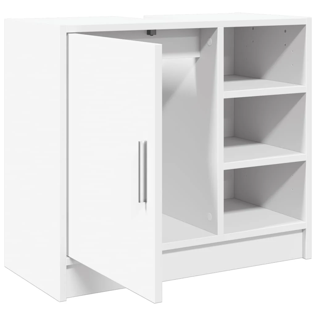 underskab til håndvask 63x29x55 cm konstrueret træ hvid - Image 6