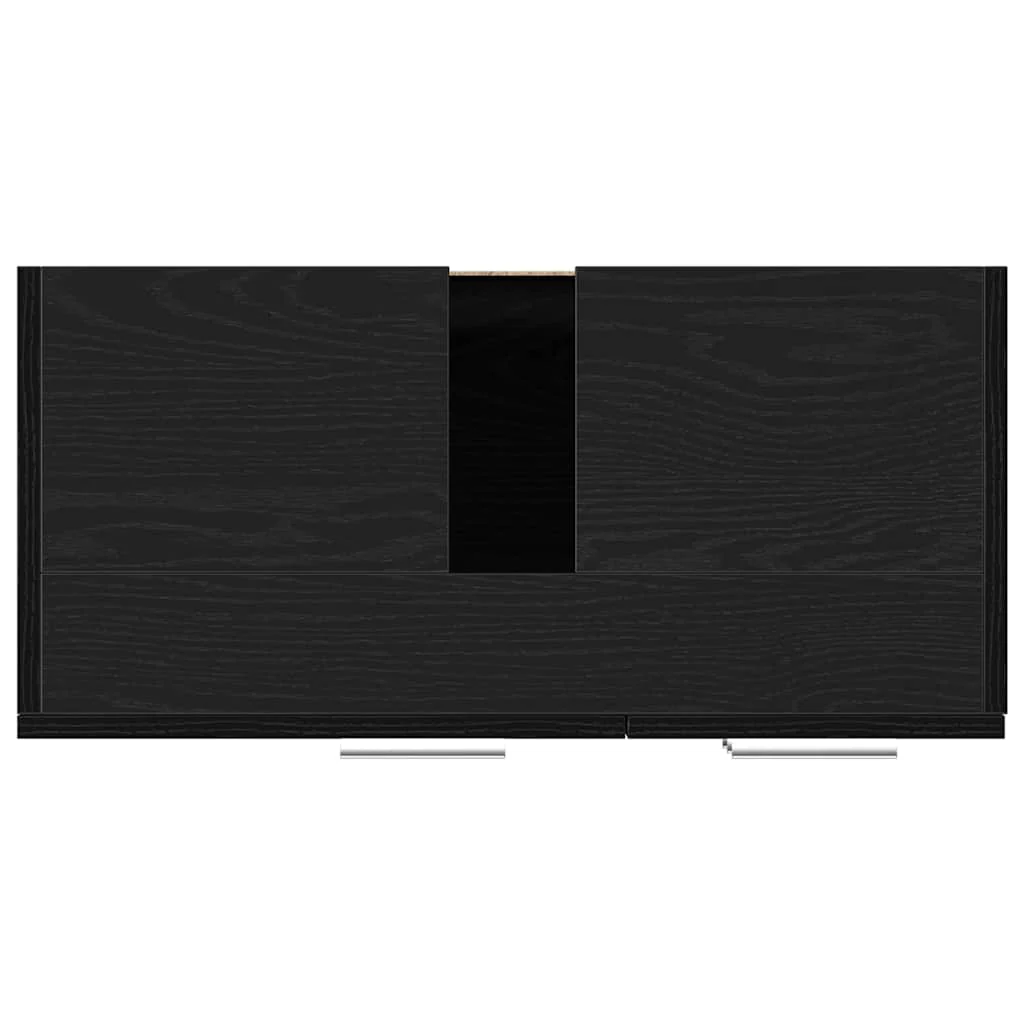 underskab til håndvask 63x30x54 cm konstrueret træ sort egetræ - Image 8