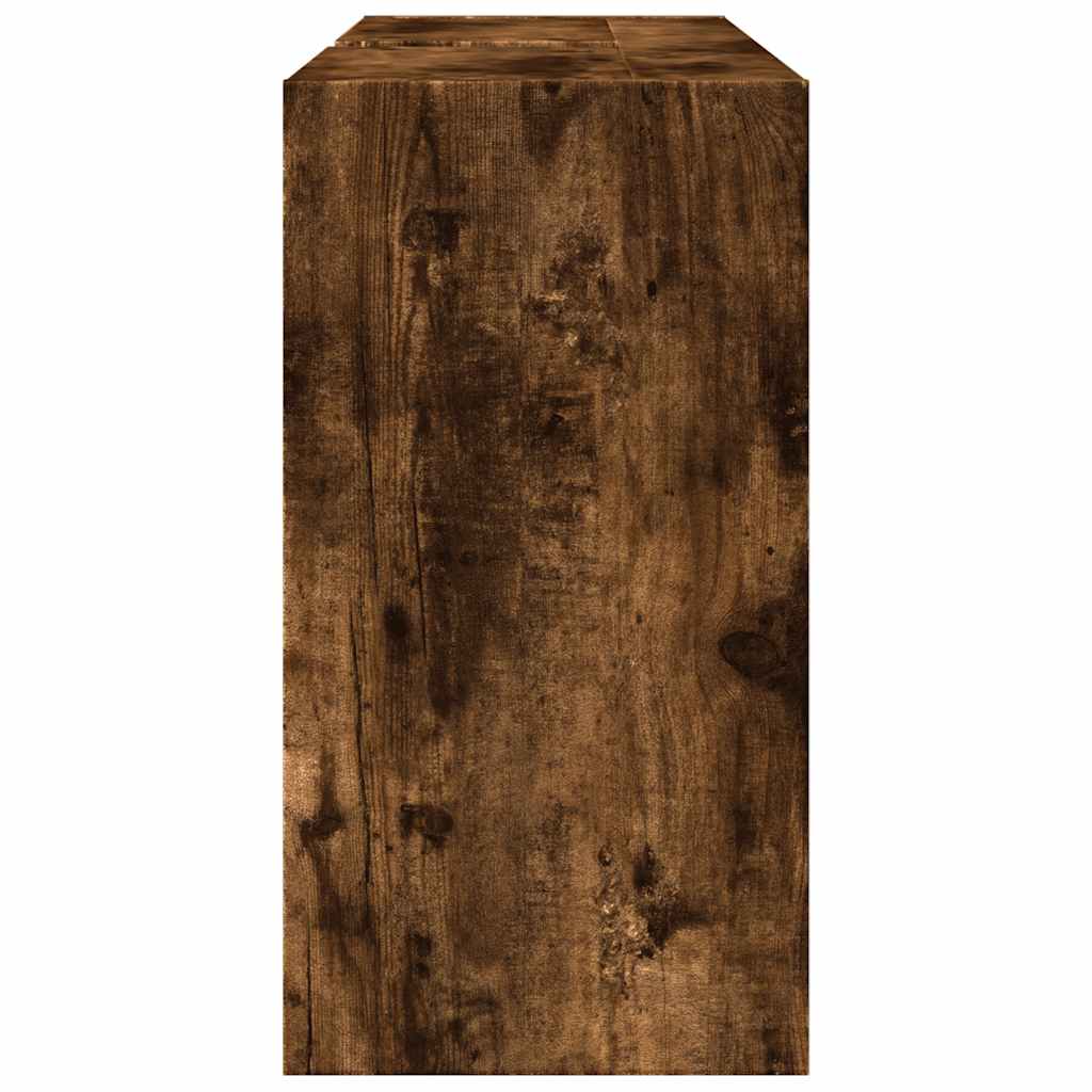 underskab til håndvask 90x29x55 cm konstrueret træ røget eg - Image 6