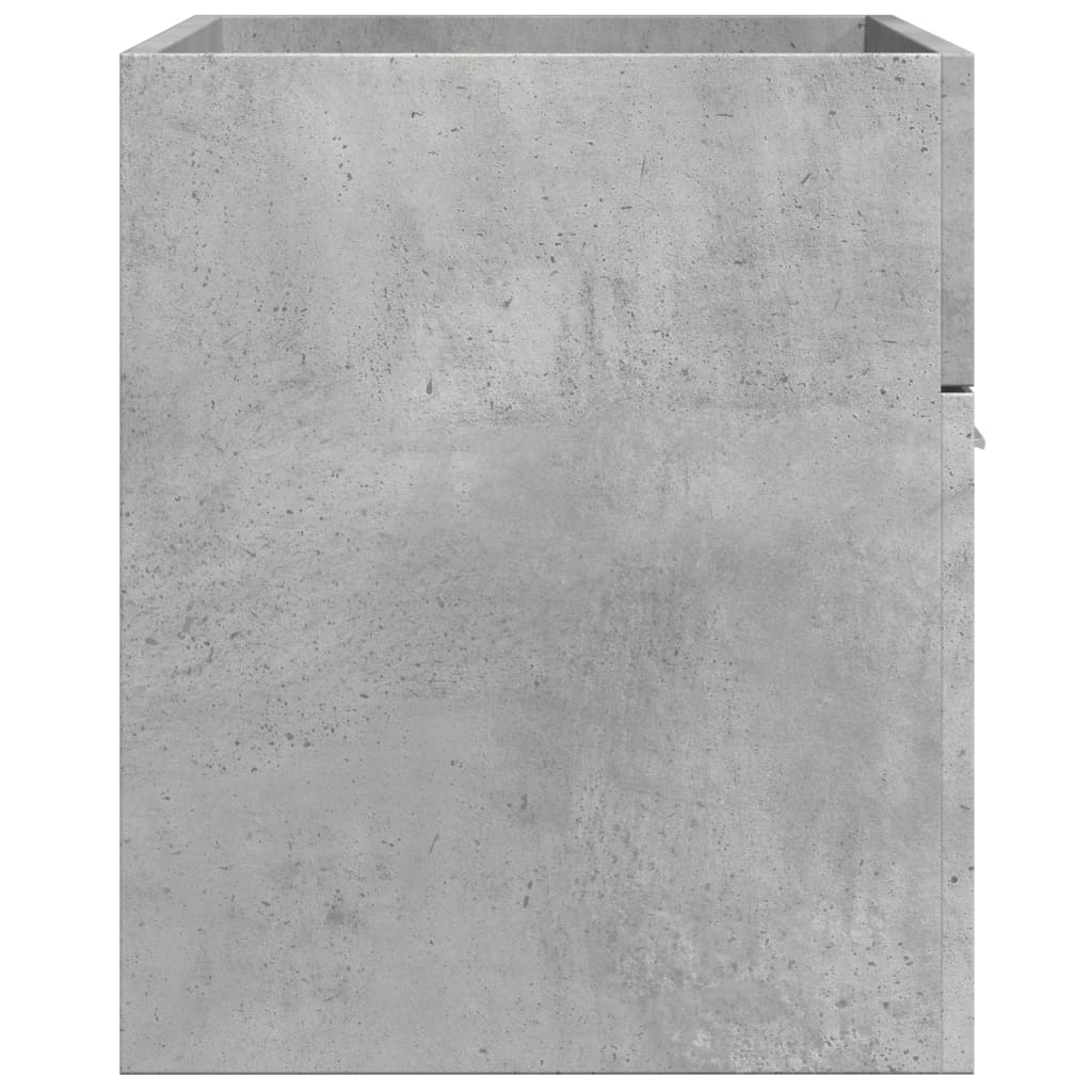 underskab til håndvask 90x38,5x46 cm konstrueret træ betongrå - Image 5