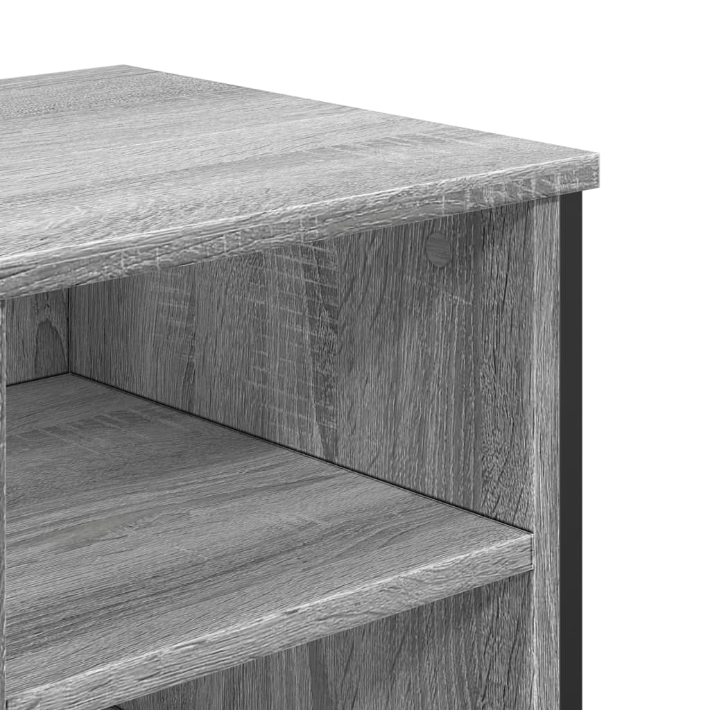 underskab til vask 91x35x60 cm konstrueret træ grå sonoma-eg - Image 7