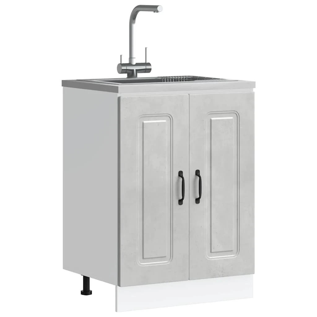 underskab til vask Kalmar 60x46x81,5 cm beton grå