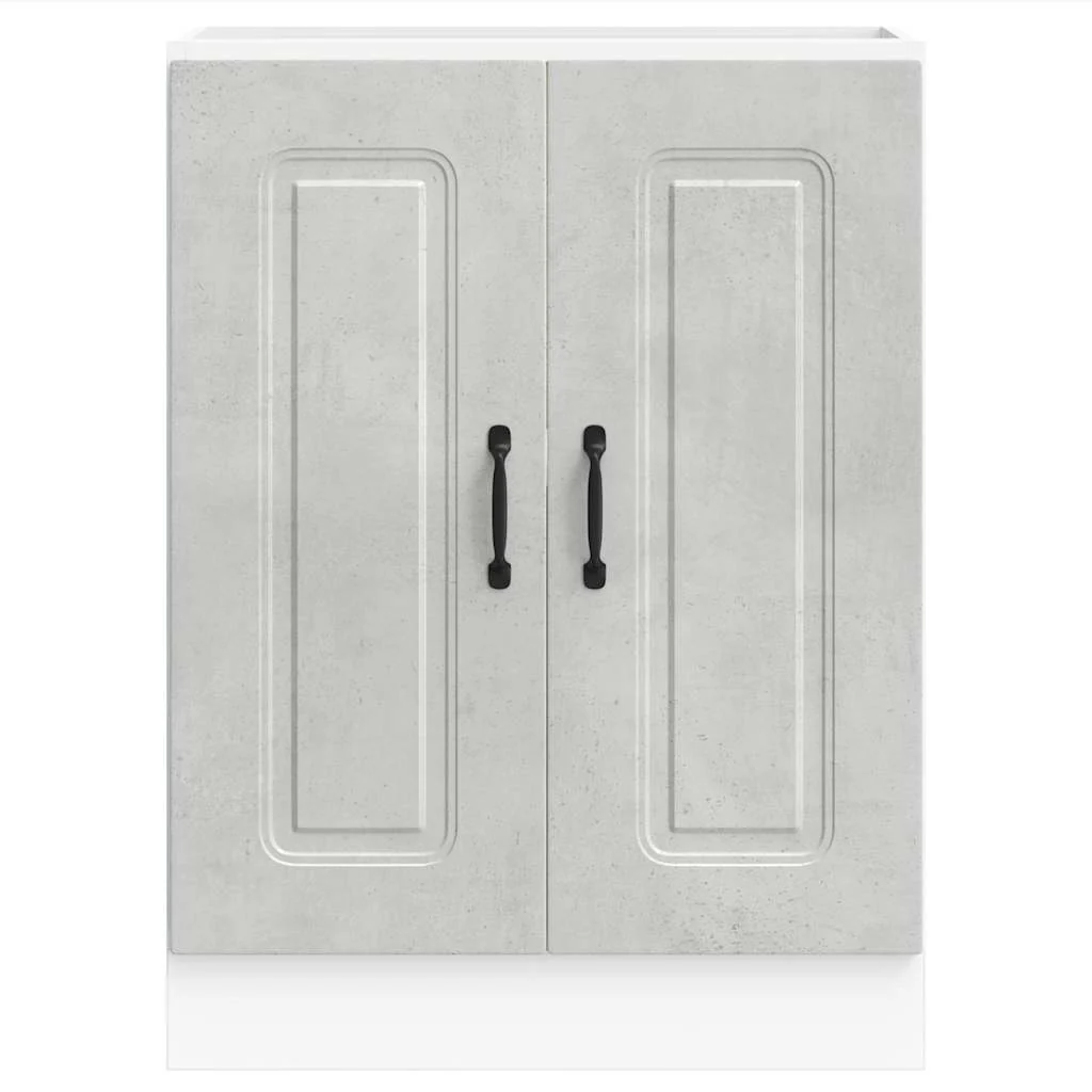 underskab til vask Kalmar 60x46x81,5 cm beton grå - Image 4