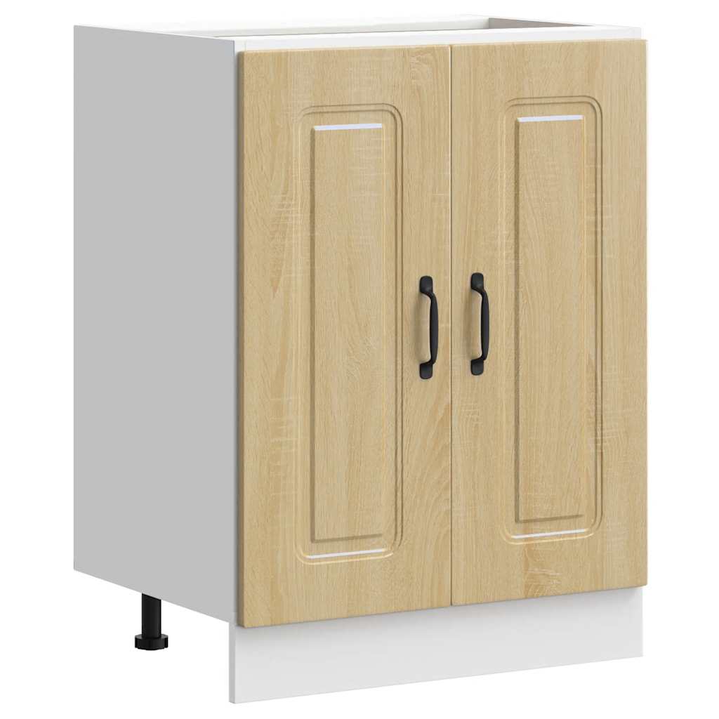 underskab til vask Kalmar 60x46x81,5 cm sonoma-eg - Image 2