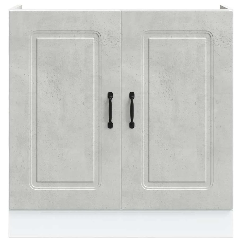 underskab til vask Kalmar 80x46x81,5 cm beton grå - Image 4