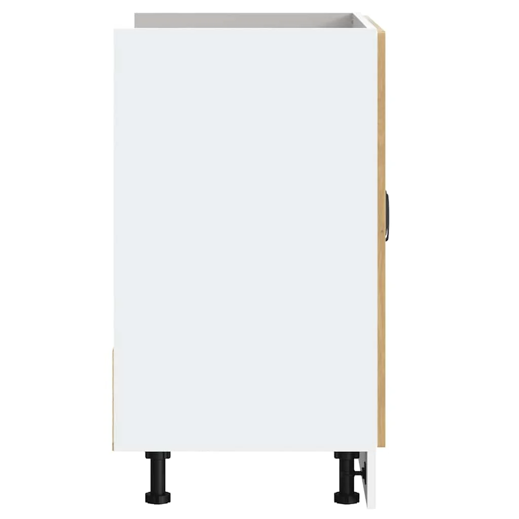 underskab til vask Kalmar 80x46x81,5 cm konstrueret træ egetræ - Image 6