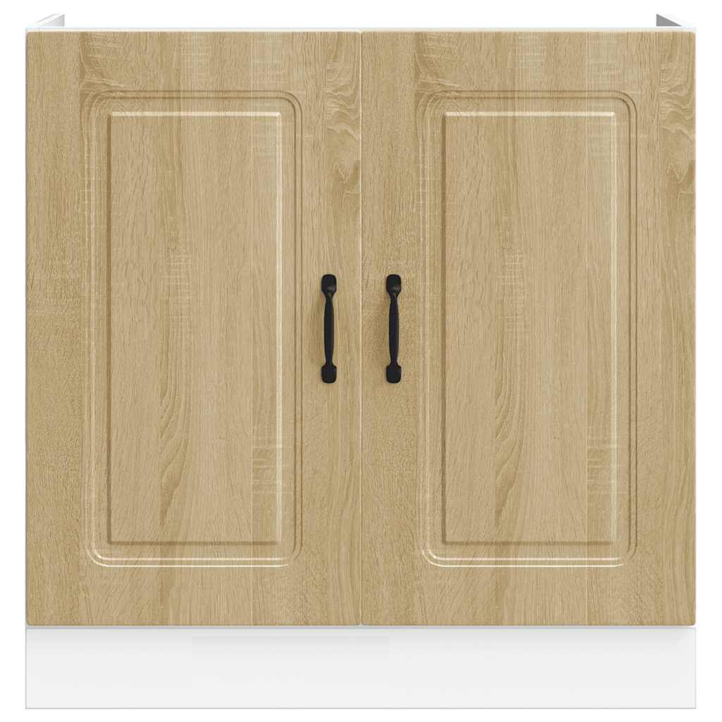 underskab til vask Kalmar 80x46x81,5 cm sonoma-eg - Image 4