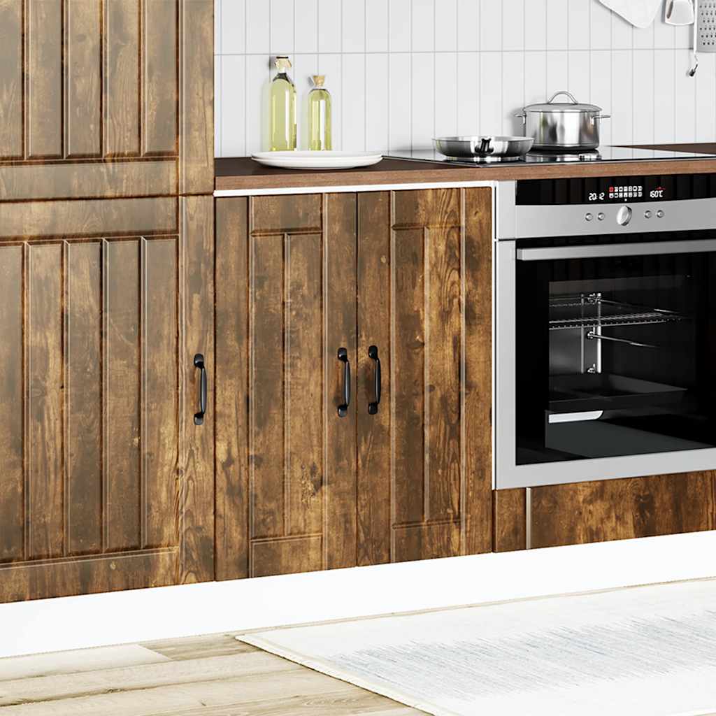 underskab til vask Lucca konstrueret træ røget egetræsfarve - Image 2