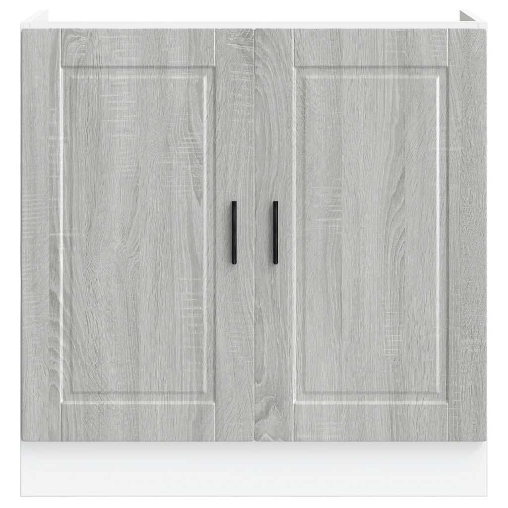 underskab til vask Porto 80x46x81,5 cm grå sonoma - Image 4