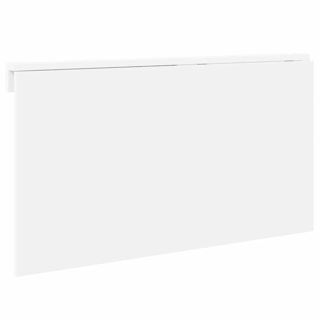 væghængt klapbord 100x60x56 cm konstrueret træ hvid højglans - Image 5