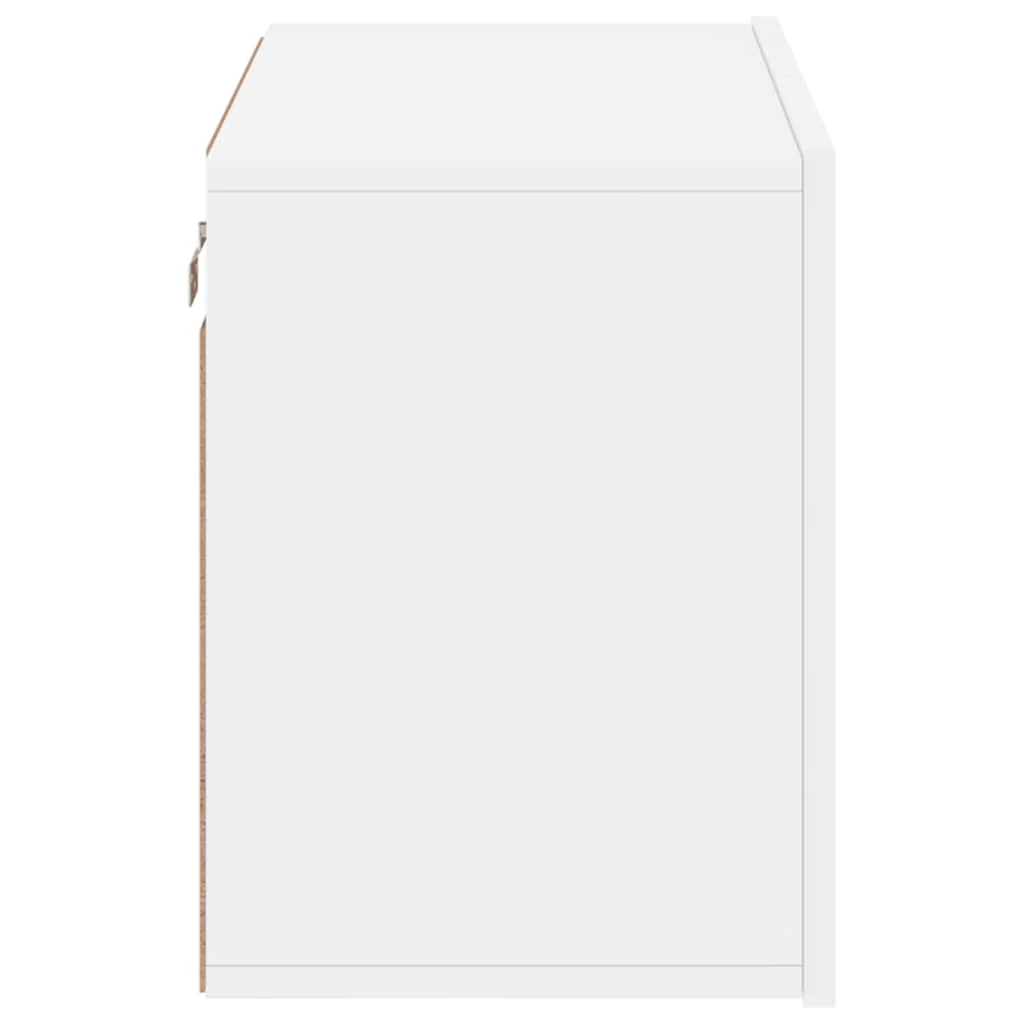 væghængt tv-bord 60x30x41 cm hvid - Image 7