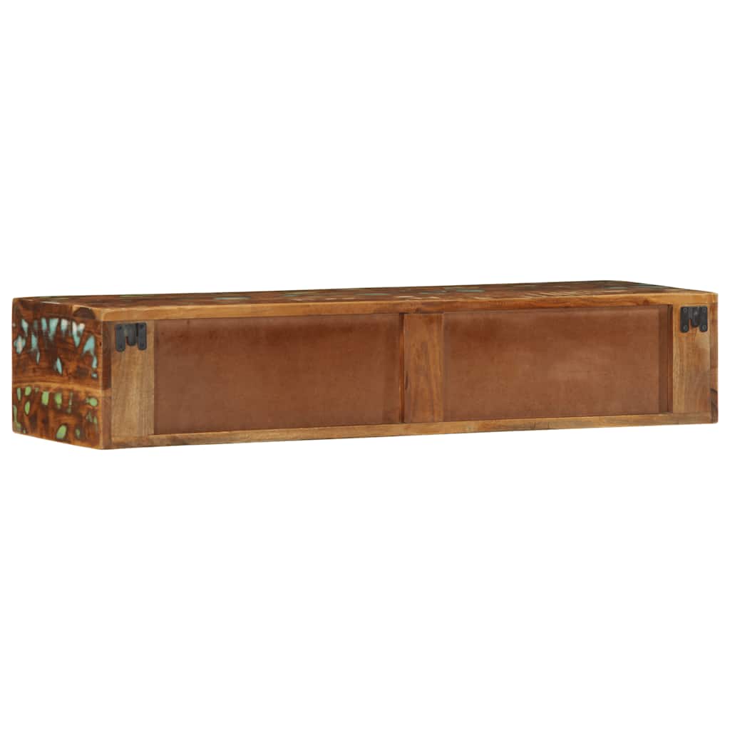 væghængt tv-skab 100x30x19 cm massivt genbrugstræ - Image 7