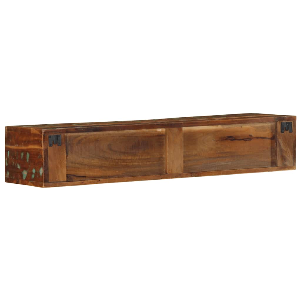 væghængt tv-skab 100x30x19 cm massivt genbrugstræ - Image 6