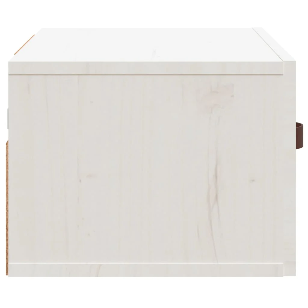 væghængte sengeborde 2 stk. 40x29,5x22 cm hvid - Image 7