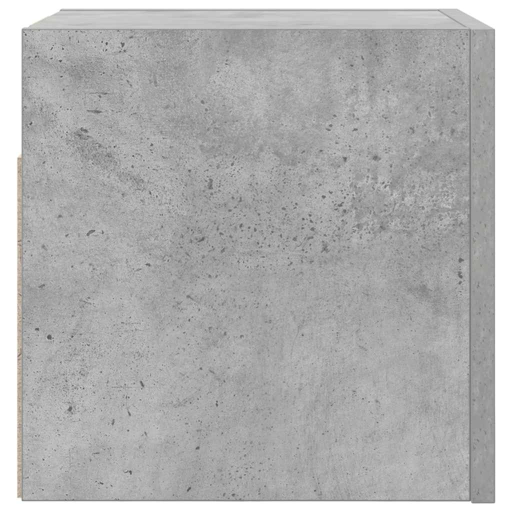 væghængte tv-skabe 2 stk. 30,5x30x30 cm betongrå - Image 6