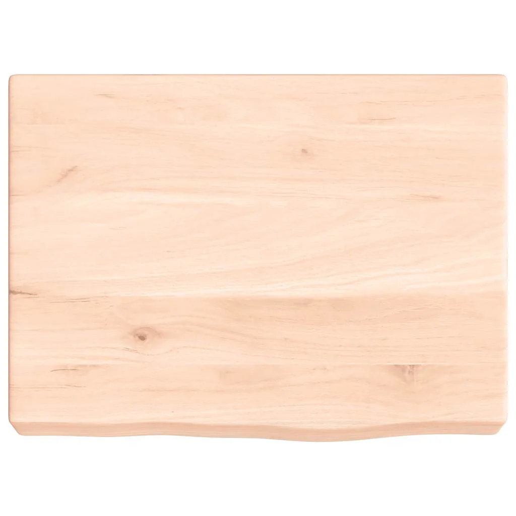 væghylde 40x30x(2-6) cm ubehandlet massivt egetræ - Image 5