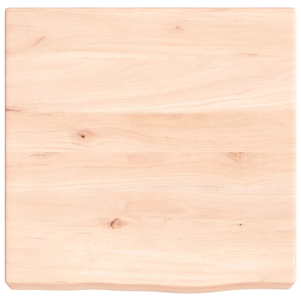 væghylde 40x40x(2-6) cm ubehandlet massivt egetræ - Image 4