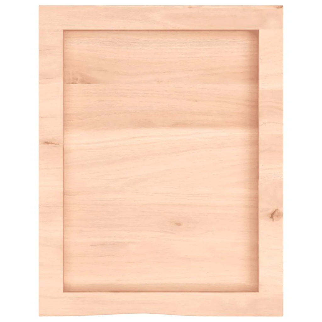 væghylde 40x50x(2-4) cm ubehandlet massivt egetræ - Image 5